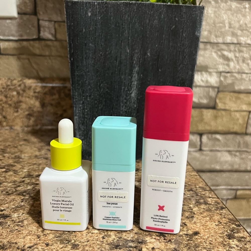 Full size, Shaba, Marula, oil, and retinol.